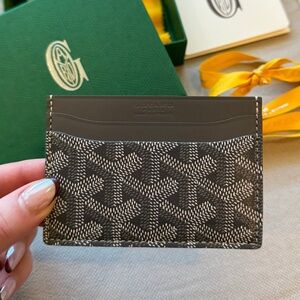 NWT🖤GOYARD🖤Goyardine Saint Sulpice Card Holder